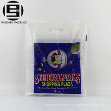 Cheap personalizado alça de corda sacos de compras de plástico
